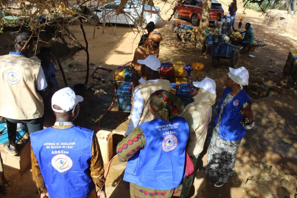 Visite de terrain sur la desserte  en eau potable des populations de  la Ville de Niamey